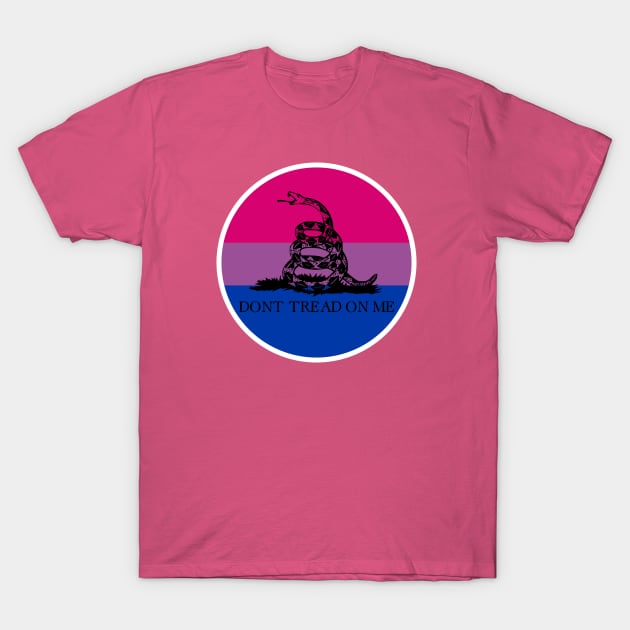Bisexual Gadsden Flag T-Shirt by Shared Reality Shop